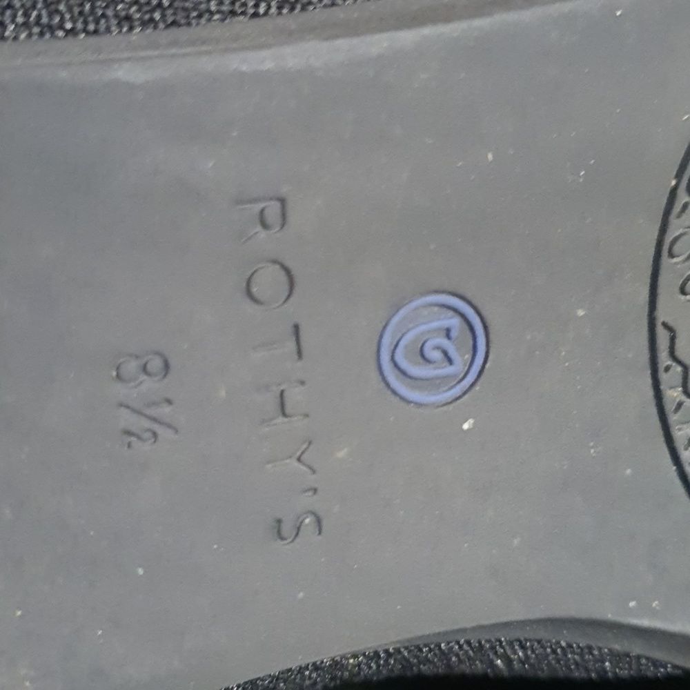 Rothy ’S Black Solid Round Toe The Flat Size 8.5 … - image 8